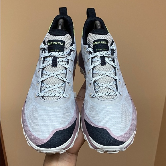 Merrell Speed Eco Low Women’s Trail Running Sneakers “Oyster Burlwood” Size 9.5 - Picture 12 of 16